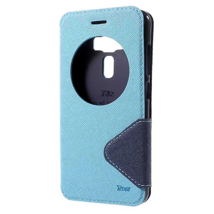 ROAR KOREA Diary View Leather Mobile Flip Case for Asus Zenfone 3 ZE552KL - Baby Blue-2