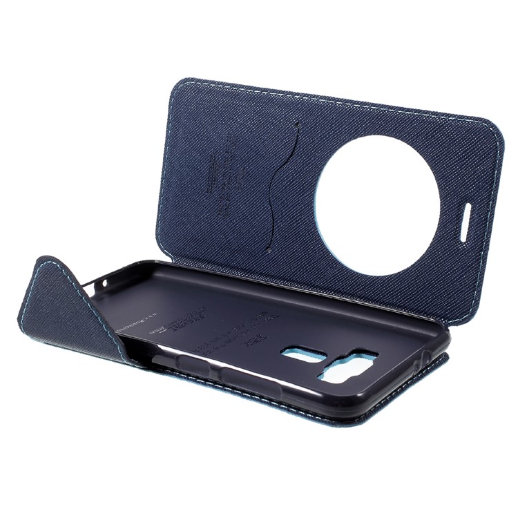 ROAR KOREA Diary View Leather Mobile Flip Case for Asus Zenfone 3 ZE552KL - Baby Blue-6