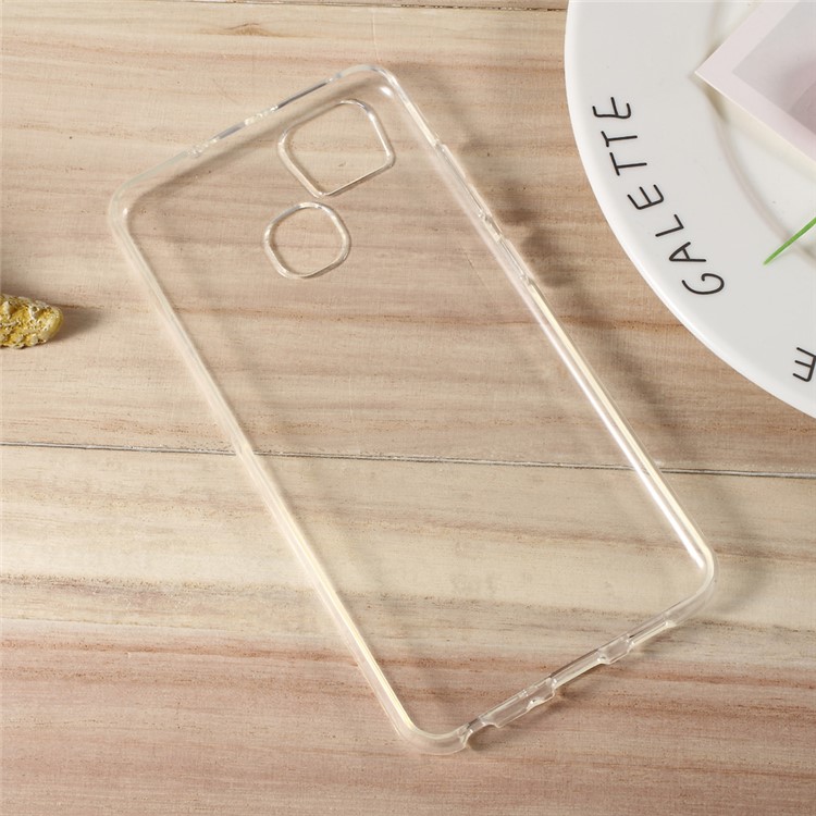 Glossy Clear TPU Jelly Mobile Case for Asus Zenfone 3 Zoom ZE553KL-4