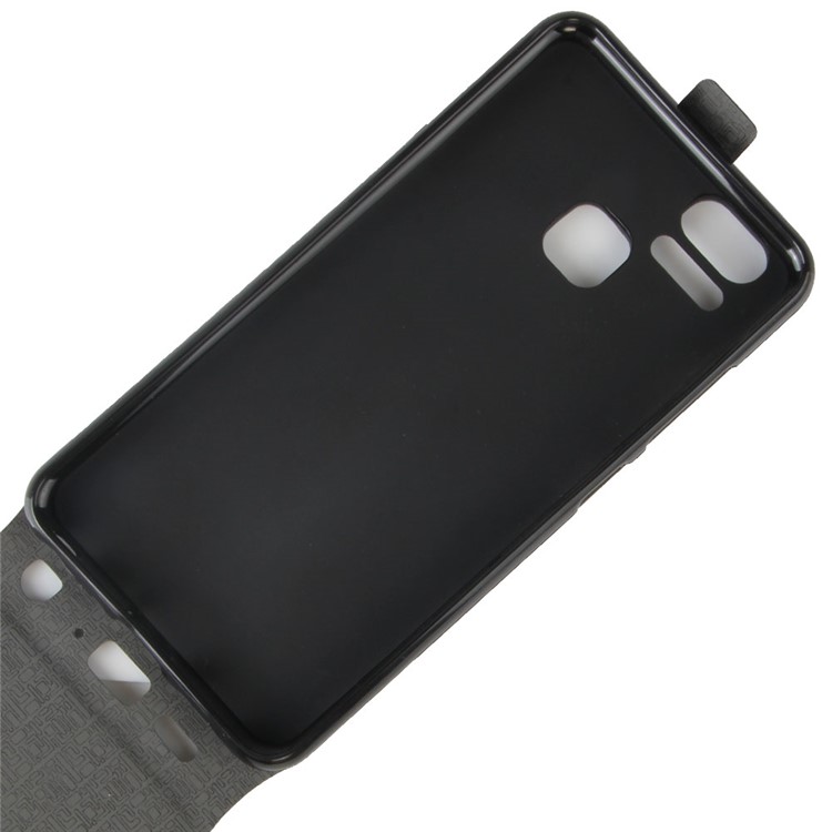 Crazy Horse Leather Vertical Case with ID/Photo Slot for Asus ZenFone 3 Zoom ZE553KL - Black-5
