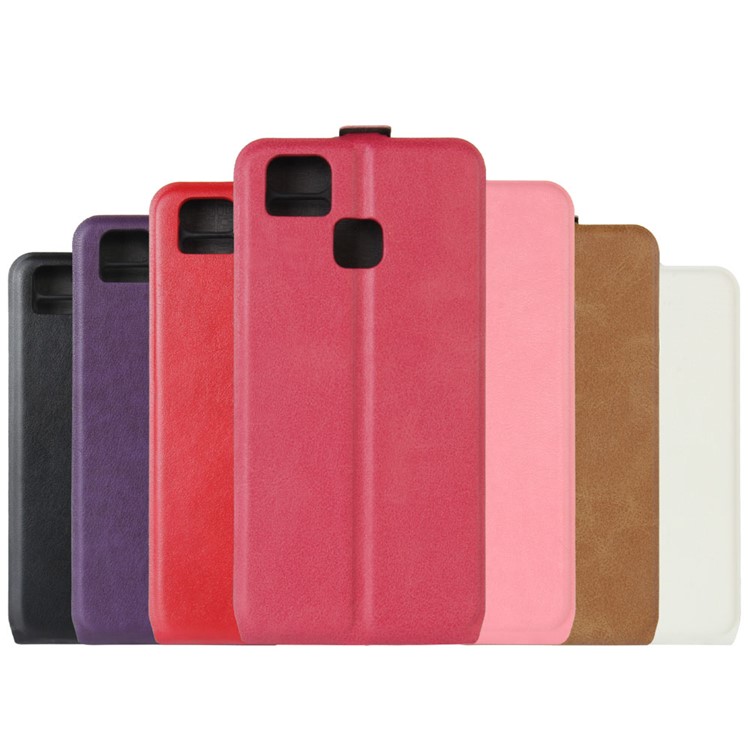 Crazy Horse Leather Vertical Case with ID/Photo Slot for Asus ZenFone 3 Zoom ZE553KL - Black-9