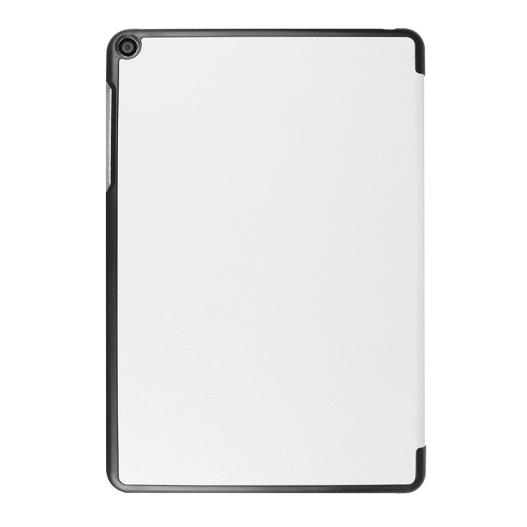 Tri-fold Flip Leather Stand Cover for Asus Zenpad Z10 ZT500KL 9.7-inch - White-5