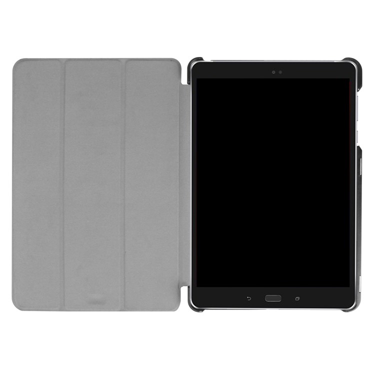 Tri-fold Flip Leather Stand Cover for Asus Zenpad Z10 ZT500KL 9.7-inch - White-8