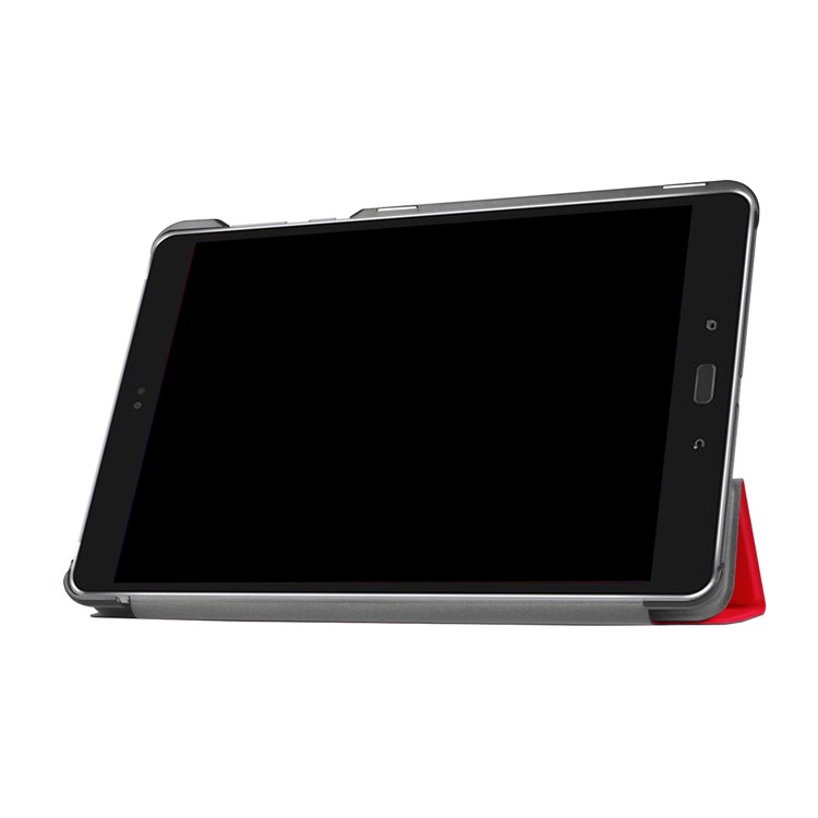 Tri-fold Stand Leather Protection Case for Asus Zenpad Z10 ZT500KL 9.7-inch - Red-2