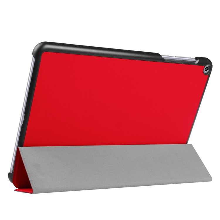 Tri-fold Stand Leather Protection Case for Asus Zenpad Z10 ZT500KL 9.7-inch - Red-3