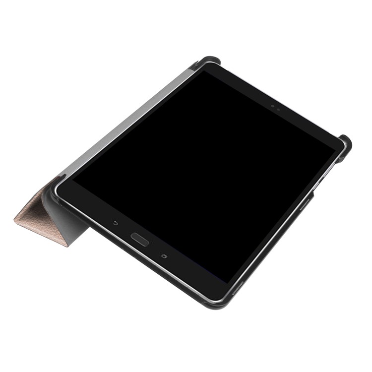 Tri-fold Stand PU Leather Case Cover for Asus Zenpad Z10 ZT500KL 9.7-inch - Gold-4