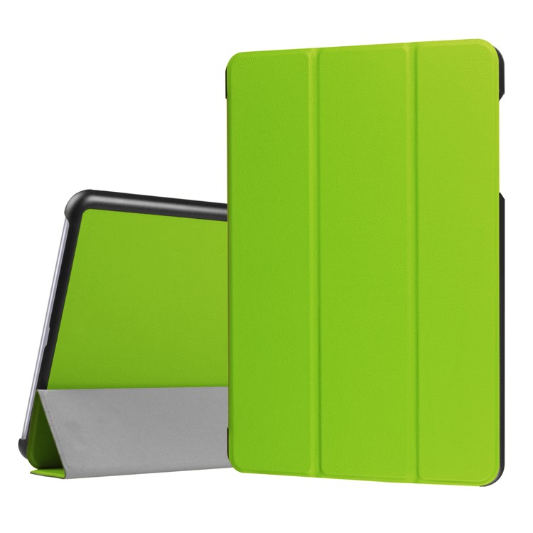 Tri-fold Leather Magnetic Flip Case for Asus Zenpad Z10 ZT500KL 9.7-inch - Green-1