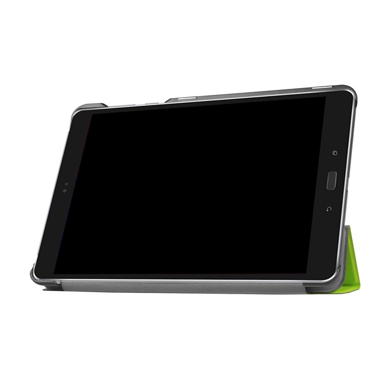 Tri-fold Leather Magnetic Flip Case for Asus Zenpad Z10 ZT500KL 9.7-inch - Green-2