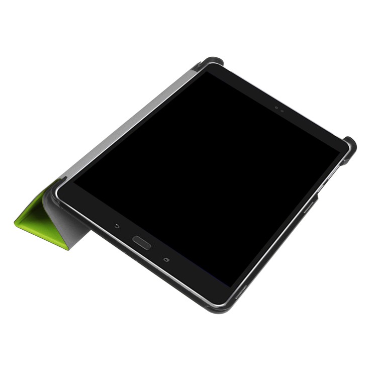 Tri-fold Leather Magnetic Flip Case for Asus Zenpad Z10 ZT500KL 9.7-inch - Green-4