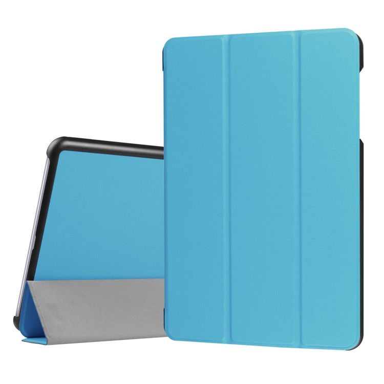 Flip Leather Tri-fold Stand Tablet Case for Asus Zenpad Z10 ZT500KL 9.7-inch - Baby Blue-1
