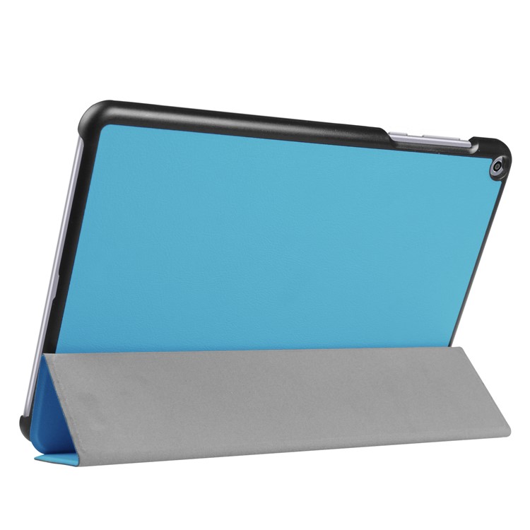 Flip Leather Tri-fold Stand Tablet Case for Asus Zenpad Z10 ZT500KL 9.7-inch - Baby Blue-3