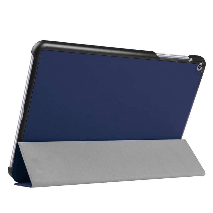 Leather Tri-fold Stand Protective Cover for Asus Zenpad Z10 ZT500KL 9.7-inch - Dark Blue-3