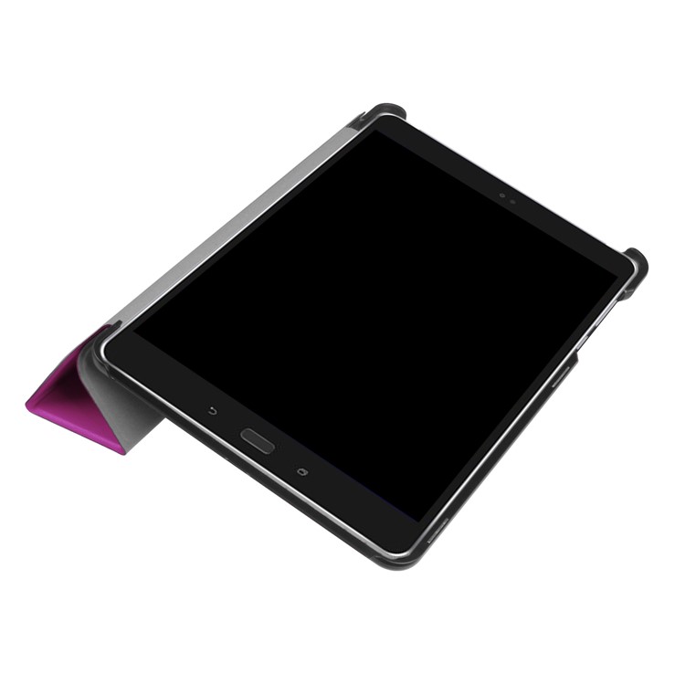 Leather Case Tri-fold Flip Stand Cover for Asus Zenpad Z10 ZT500KL 9.7-inch - Purple-4