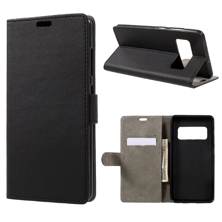 For Asus Zenfone AR ZS571KL Magnetic Flip PU Leather Wallet Phone Cover - Black-1