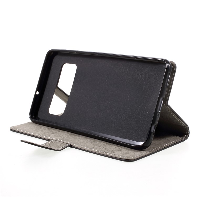For Asus Zenfone AR ZS571KL Magnetic Flip PU Leather Wallet Phone Cover - Black-4
