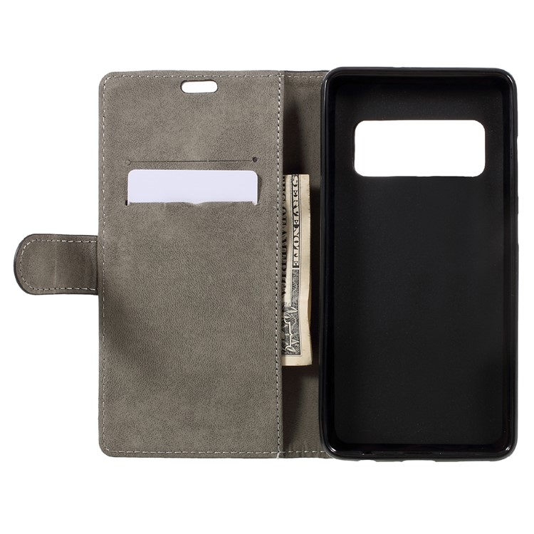 For Asus Zenfone AR ZS571KL Magnetic Flip PU Leather Wallet Phone Cover - Black-6