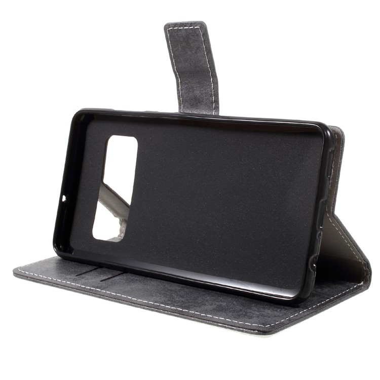 Retro Style PU Leather Mobile Phone Case for Asus Zenfone AR ZS571KL - Grey-4