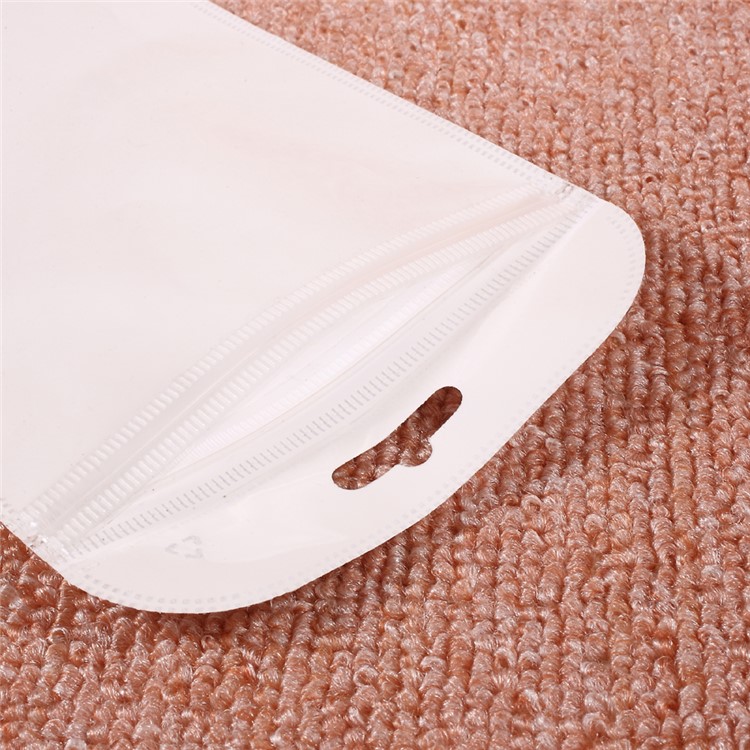 100Pcs/Lot Translucent Ziplock Retail Packaging Bags, Size: 17.6 x 11.4cm-3