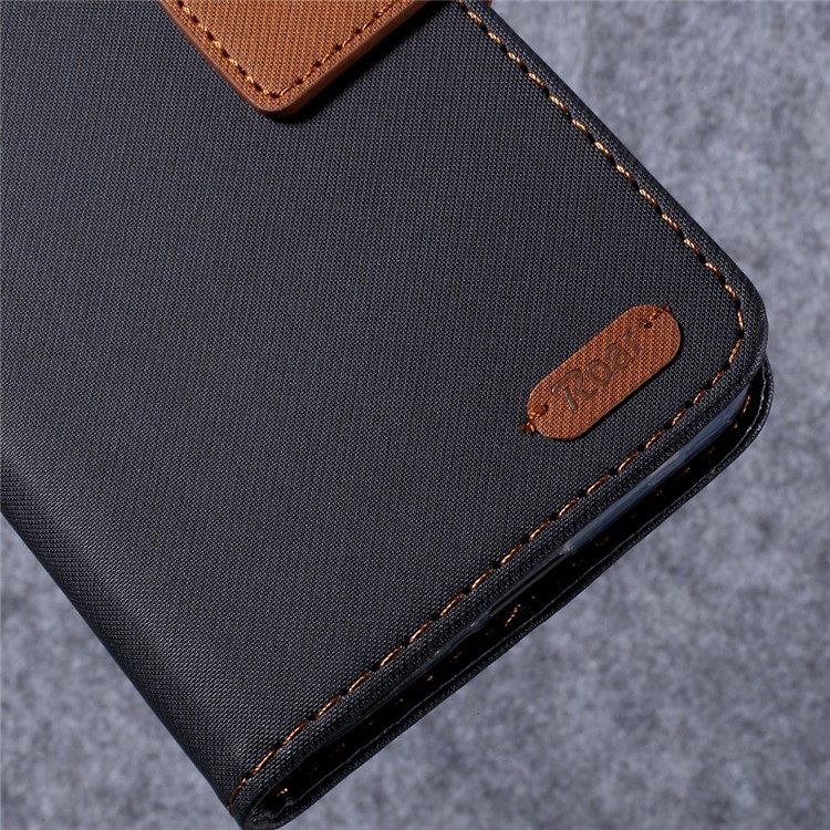 ROAR KOREA Twill Grain PU Leather Phone Case for Asus ZenFone Go/Go TV ZB551K - Black-7