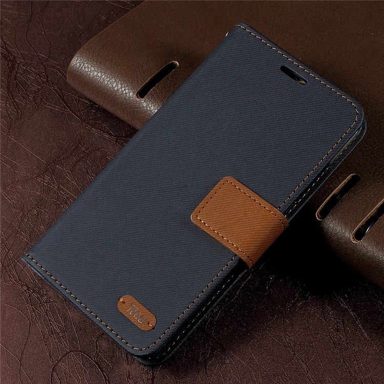 ROAR KOREA for Asus Zenfone 3 ZE520KL Leather Wallet Case Stand Twill Grain - Black-1