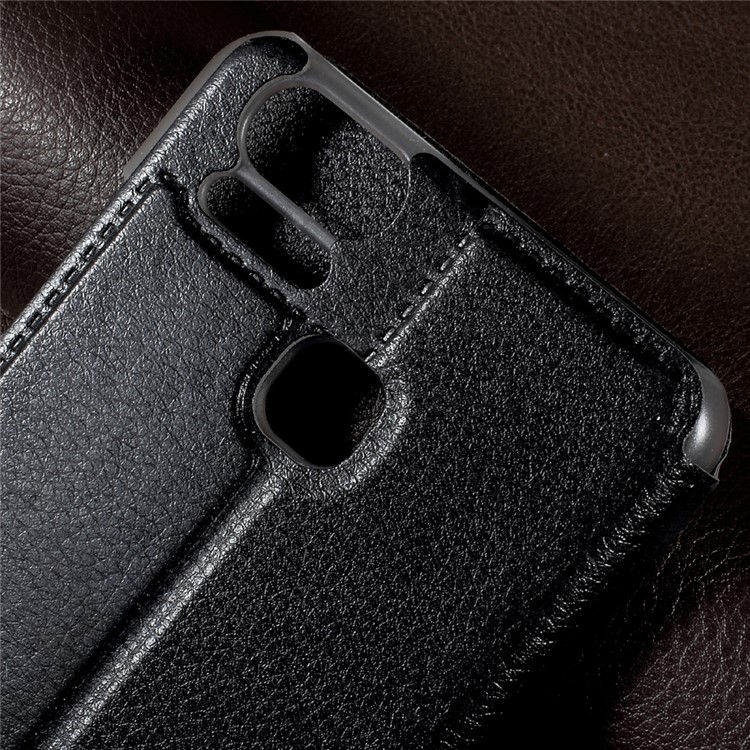 Circle Window Leather Phone Case Stand for Asus Zenfone 3 Zoom ZE553KL - Black-5