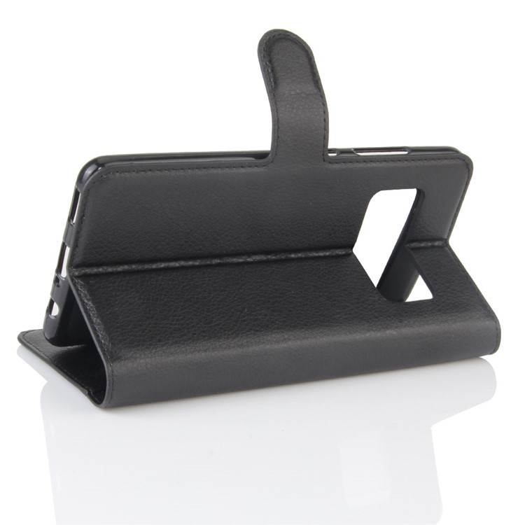 Litchi Skin Wallet Leather Stand Case for Asus Zenfone AR ZS571KL - Black-5