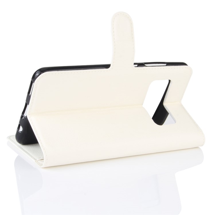 Litchi Skin Wallet Leather Stand Cover for Asus Zenfone AR ZS571KL - White-5