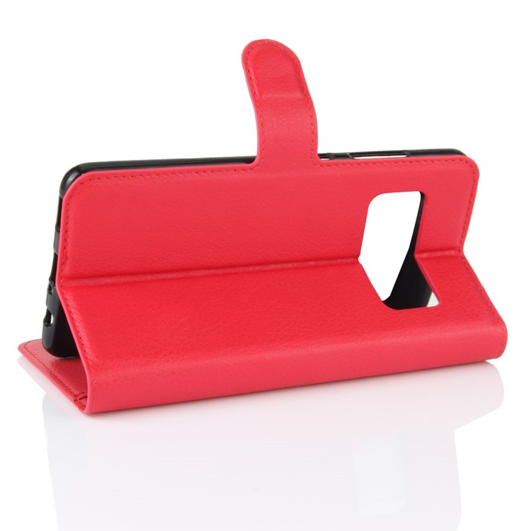 Litchi Skin Wallet Leather Phone Case for Asus Zenfone AR ZS571KL - Red-5
