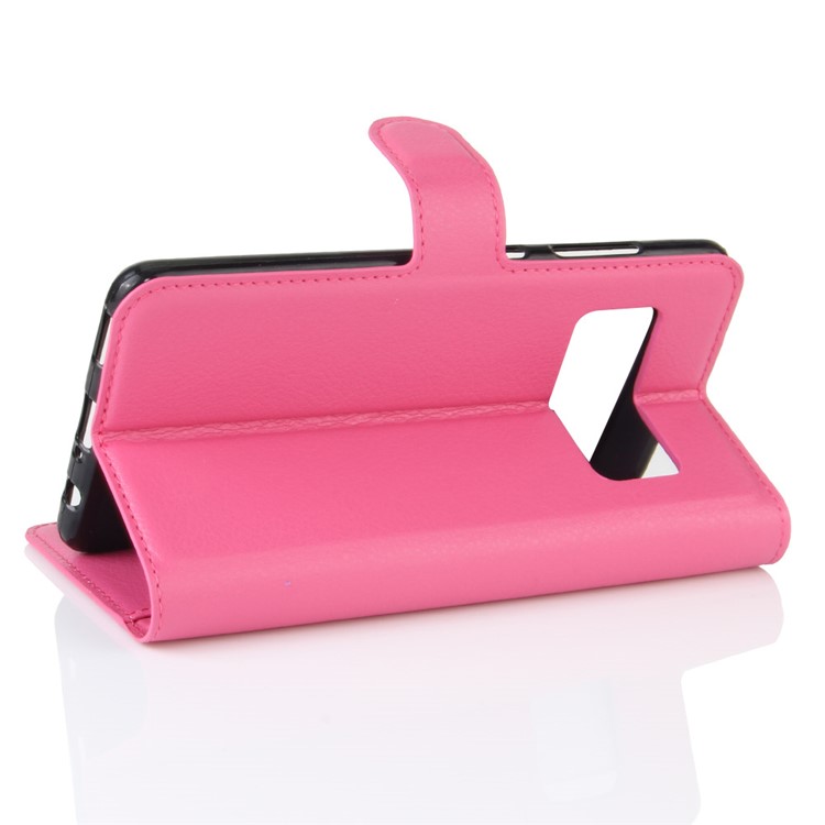 Litchi Skin Magnetic Leather Stand Case for Asus Zenfone AR ZS571KL - Rose-5
