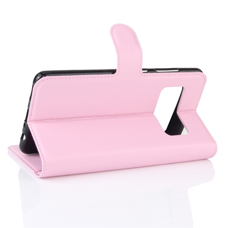 Litchi Skin Magnetic Leather Stand Cover for Asus Zenfone AR ZS571KL - Pink-5