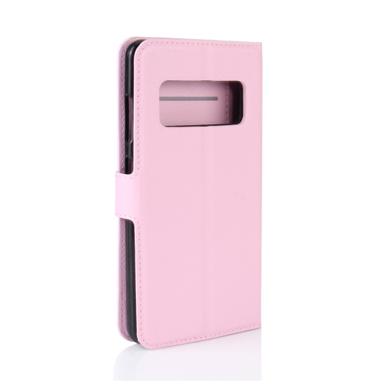 Litchi Skin Magnetic Leather Stand Cover for Asus Zenfone AR ZS571KL - Pink-6