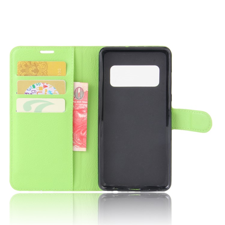 Litchi Skin PU Leather Stand Case for Asus Zenfone AR ZS571KL - Green-3