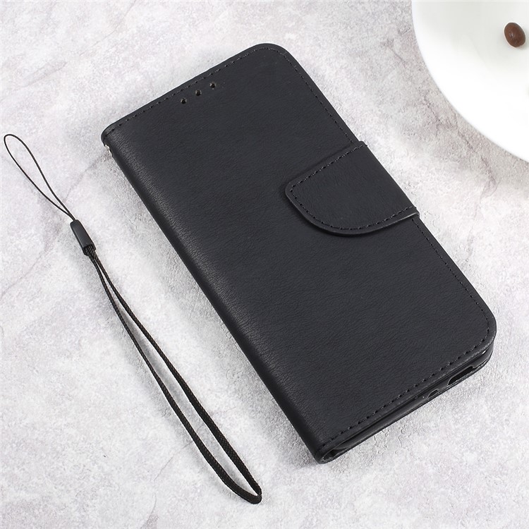Pebble Grain Wallet Stand Leather Cell Phone Case for Asus Zenfone 3 Max ZC520T 5.5-inch - Black-2