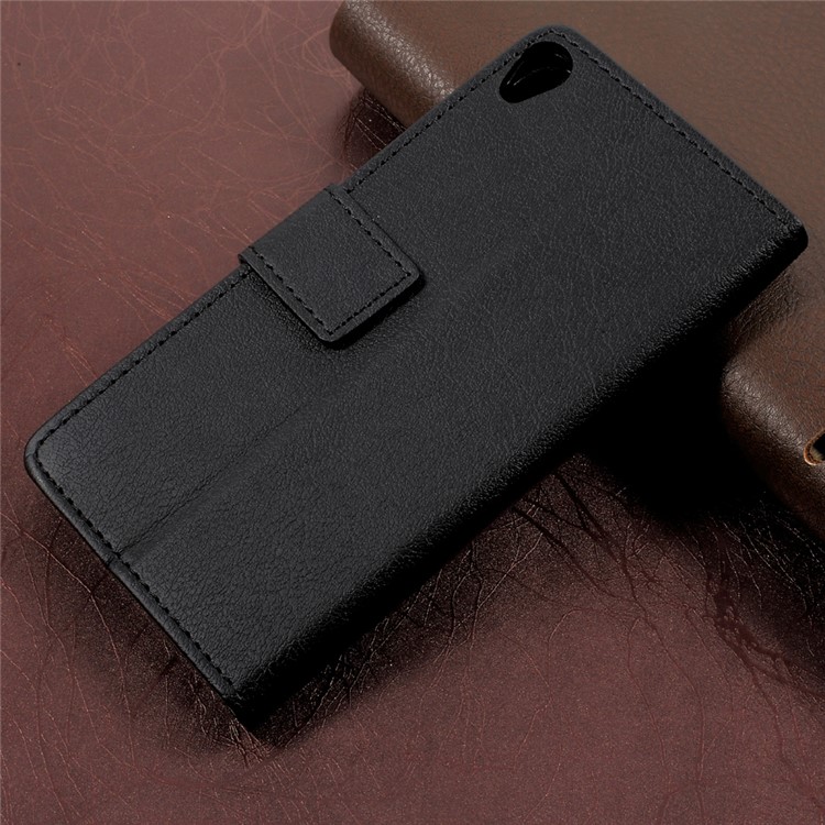 Wallet Leather Stand Case for Asus Zenfone Live ZB501KL - Black-2