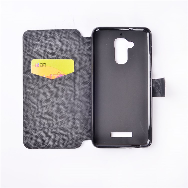 Pattern Printing Leather Stand Case for Asus Zenfone 3 Max ZC520TL - Dandelion and Quote-7