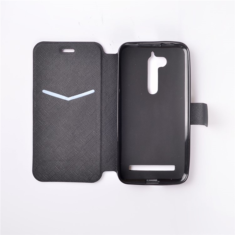 Pattern Printing Leather Stand Case for Asus Zenfone Go ZB500KL - Dandelion and Quote-6