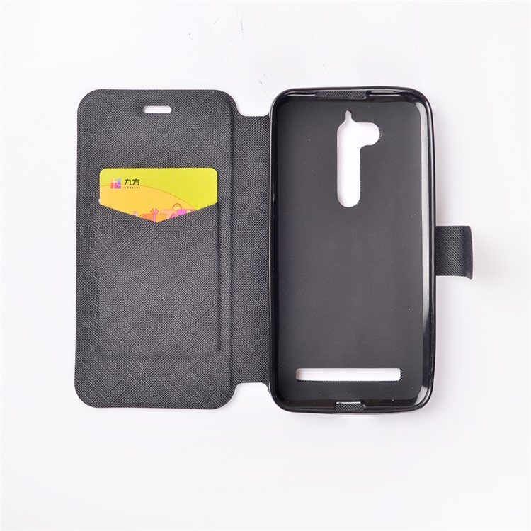 Pattern Printing Leather Stand Case for Asus Zenfone Go ZB500KL - Dandelion and Quote-7