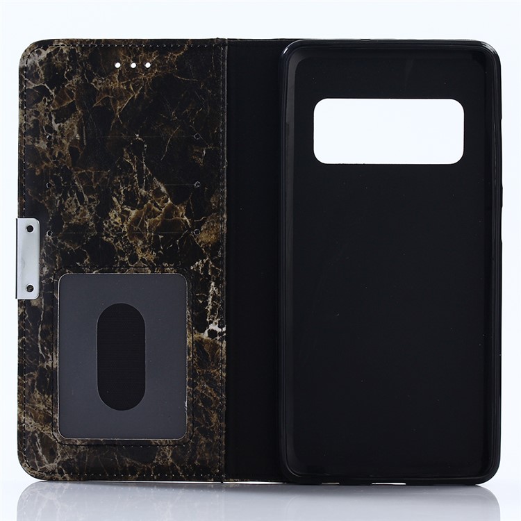 Marble Pattern Wallet Stand Leather Mobile Phone Cover for Asus Zenfone AR ZS571KL - Black-3