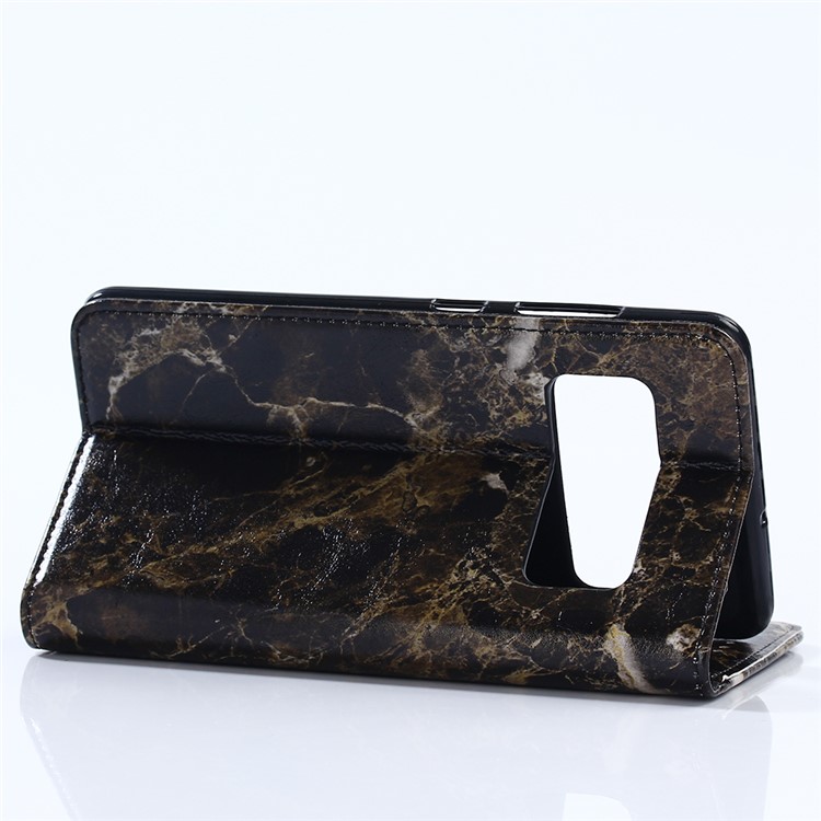 Marble Pattern Wallet Stand Leather Mobile Phone Cover for Asus Zenfone AR ZS571KL - Black-4
