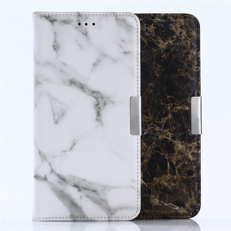 Marble Pattern Wallet Stand Leather Mobile Phone Cover for Asus Zenfone AR ZS571KL - Black-5