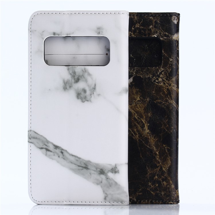 Marble Pattern Wallet Stand Leather Mobile Phone Cover for Asus Zenfone AR ZS571KL - Black-6