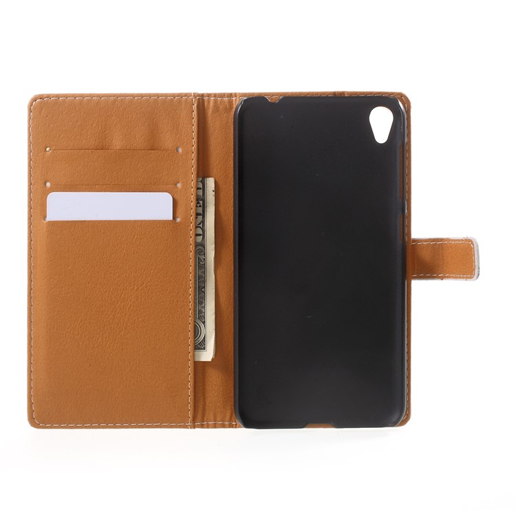 Pattern Printing Leather Wallet Case for Asus Zenfone Live ZB501KL - Dock at Sunset-5
