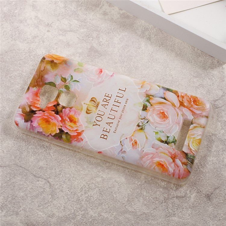 Patterned TPU Embossment Phone Case for Asus Zenfone 3 Max ZC520TL - You Are Beautiful-2