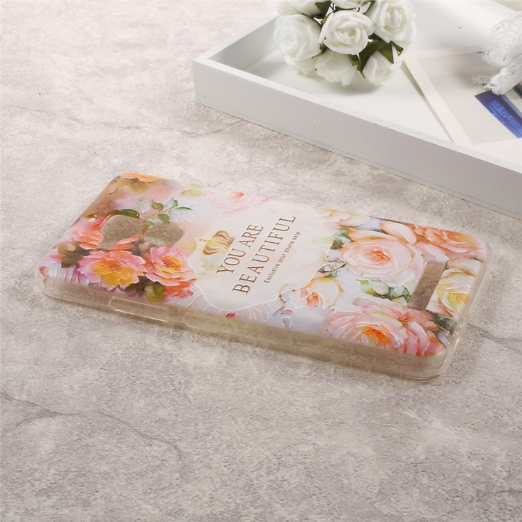 Patterned TPU Embossment Phone Case for Asus Zenfone 3 Max ZC520TL - You Are Beautiful-3