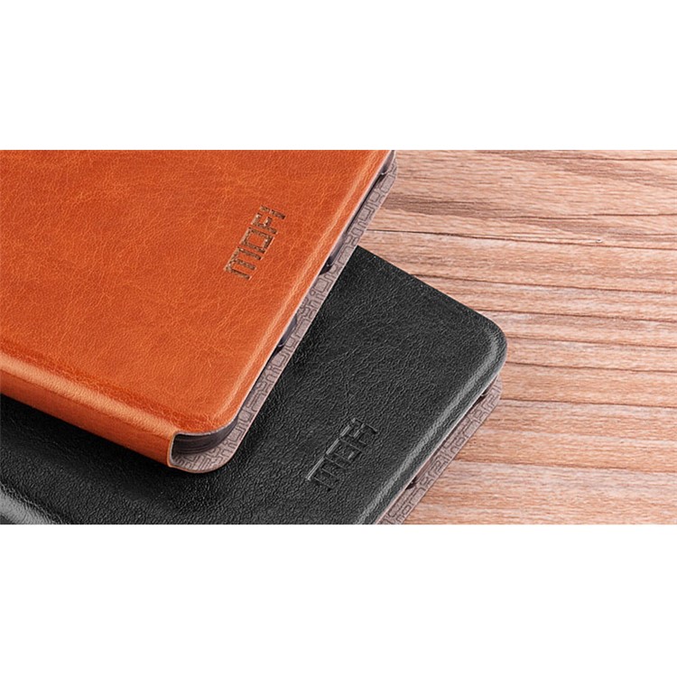 MOFI Rui Series Flip Stand Leather Mobile Cover for Asus Zenfone 3 Zoom ZE553KL - Brown-5