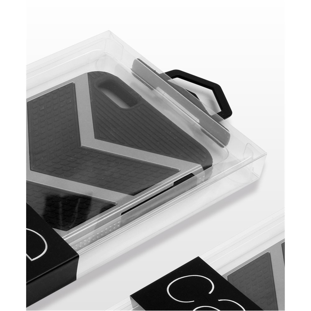50Pcs/Lot KJ-666 Customizable PVC Package Packaging Box for iPhone 7 Plus Cases, Size: 187 x 105 x 15.5mm - Black-10