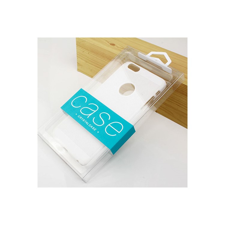 50Pcs/Lot KJ-666 Customizable Clear Retail Packaging Box for iPhone 7 Plus Cases, Size: 187 x 105 x 15.5mm - Baby Blue-10