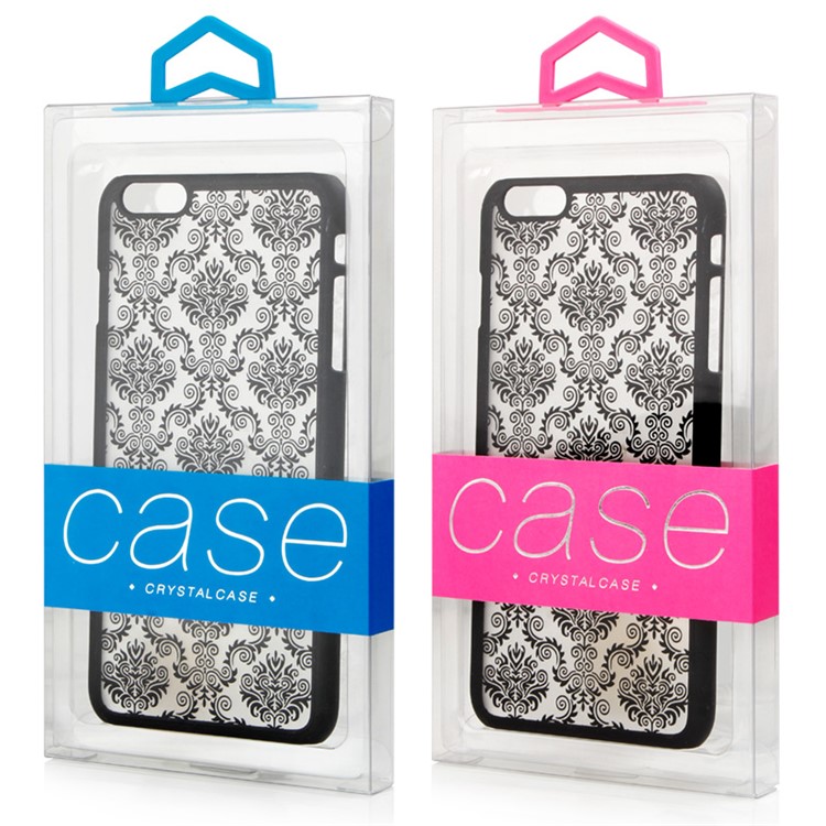 50Pcs/Lot KJ-666 Customizable PVC Package Box for iPhone 7 Plus Cases, Size: 187 x 105 x 15.5mm - Dark Blue-2