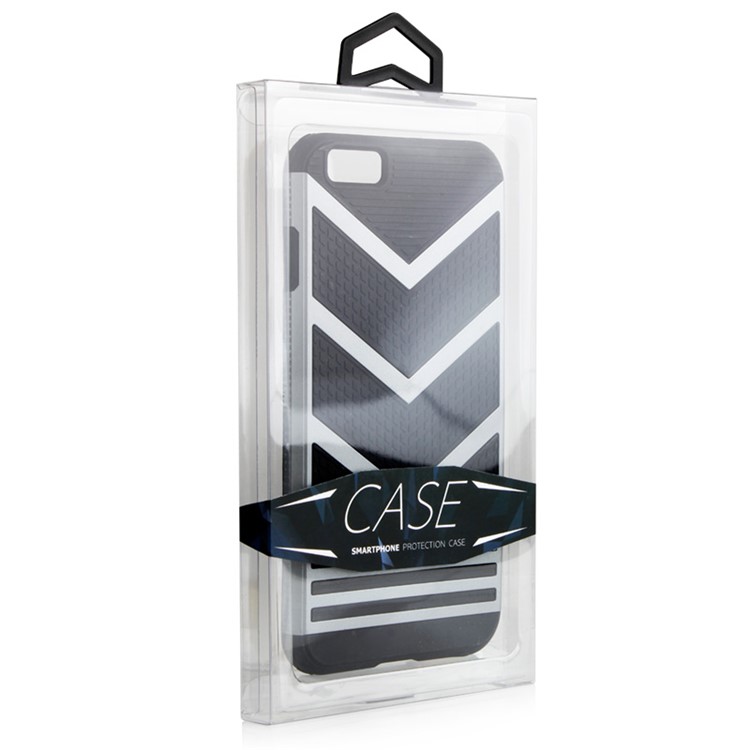 50Pcs/Lot KJ-666 Customizable PVC Packaging Box for iPhone 7 Cases, Size: 166 x 94 x 15.5mm - A Sticker-1