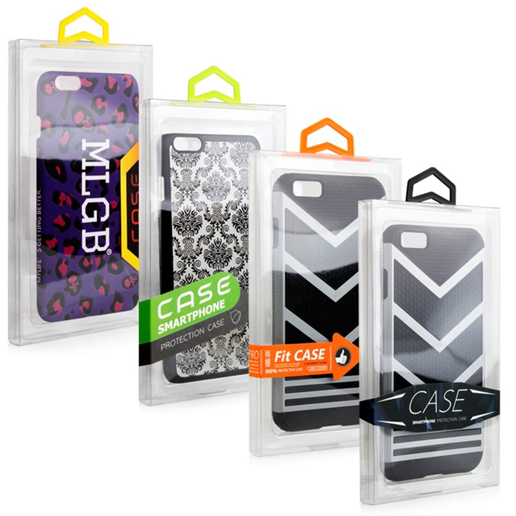 50Pcs/Lot KJ-666 Customizable PVC Packaging Box for iPhone 7 Cases, Size: 166 x 94 x 15.5mm - A Sticker-10